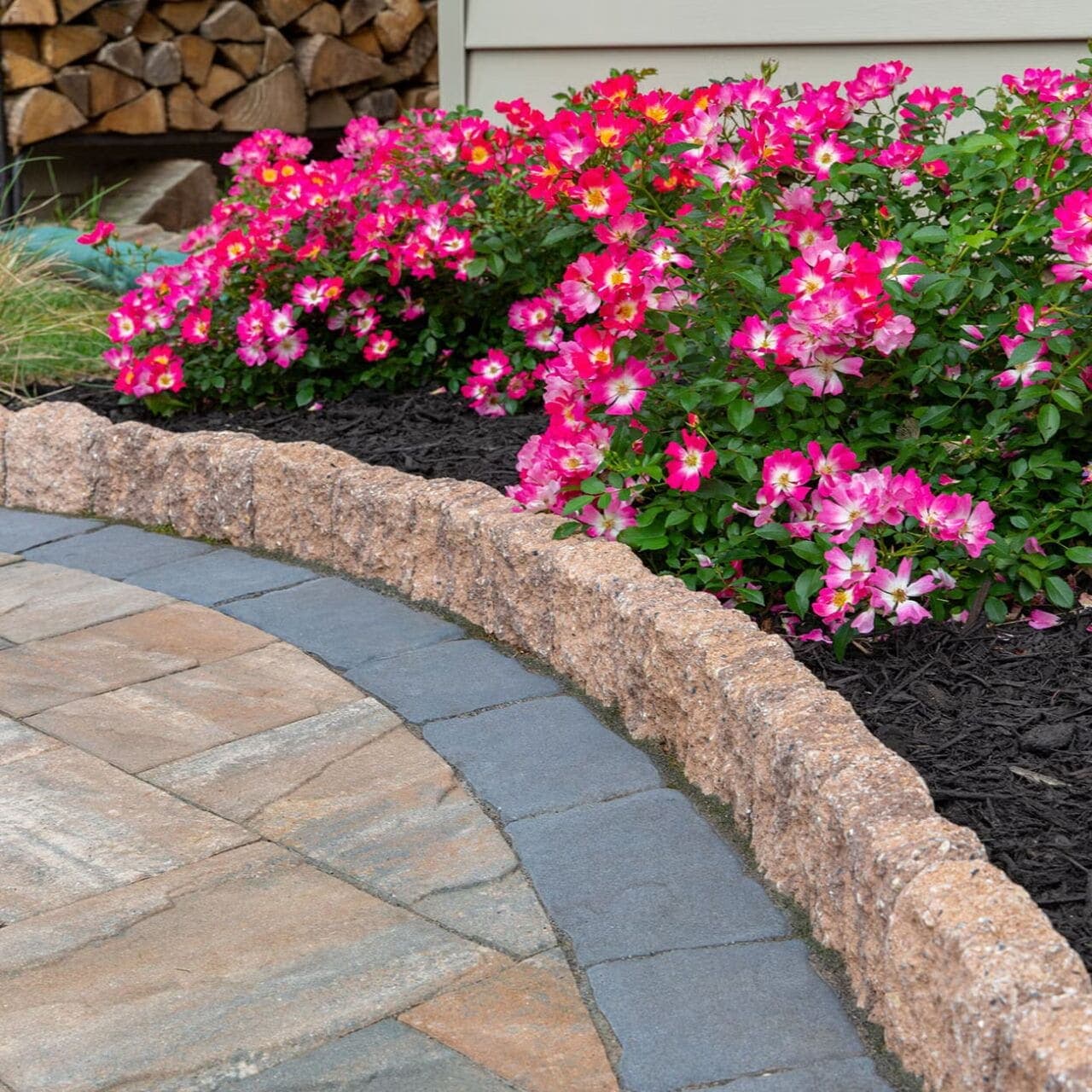 Curbstone Belgard pavers installed — project 2