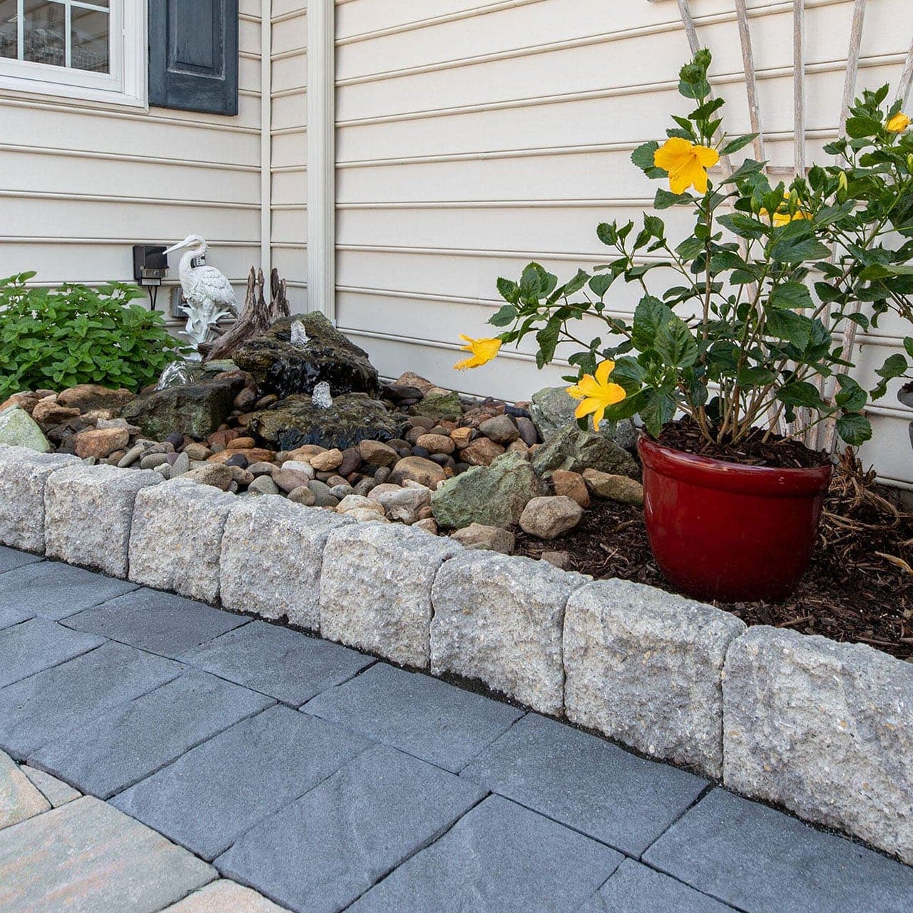 Curbstone Belgard pavers installed — project 3