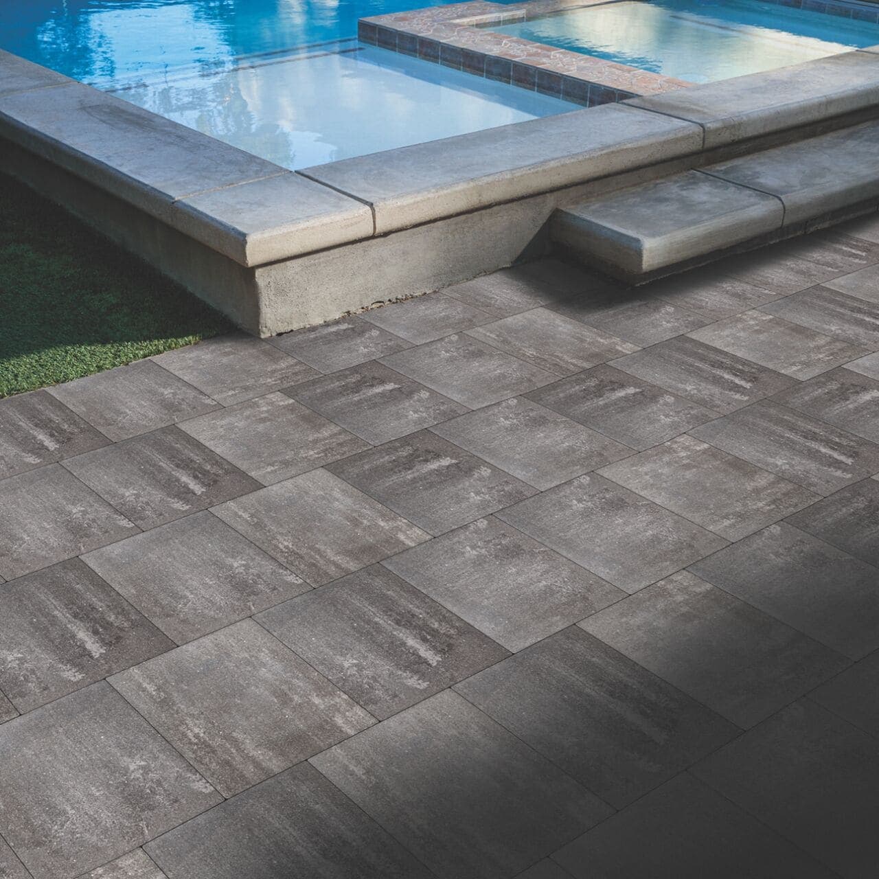 Dimensions Belgard pavers installed — project 6