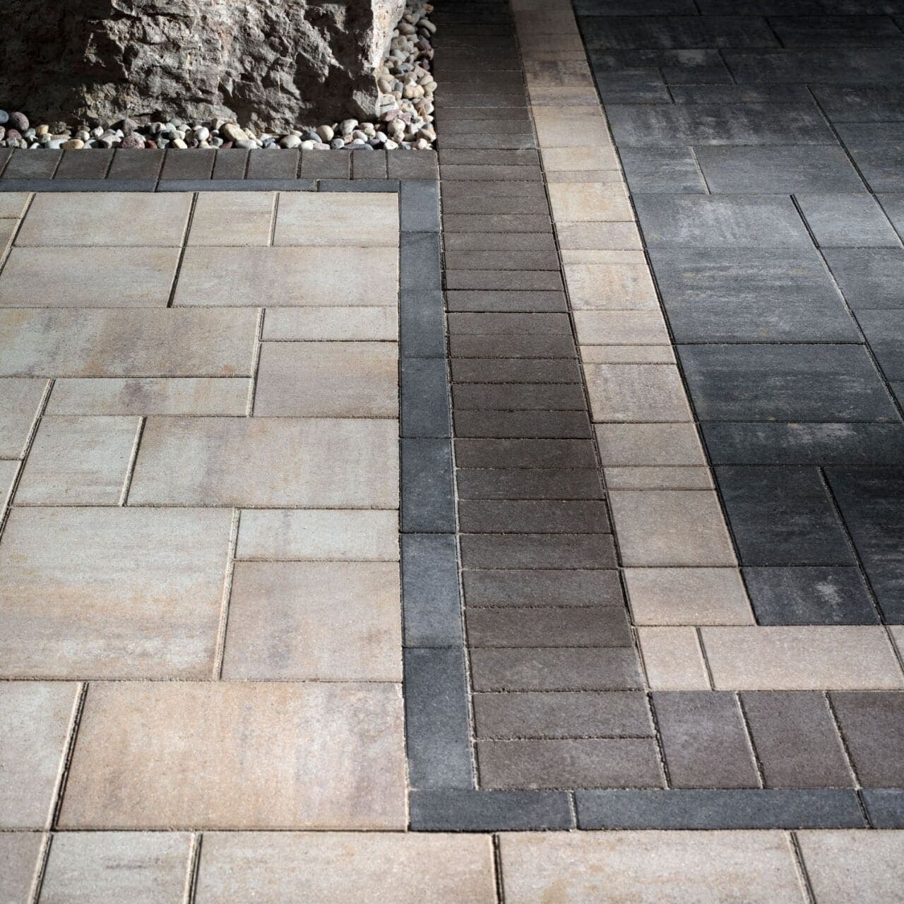 Dimensions Belgard pavers installed — project 7