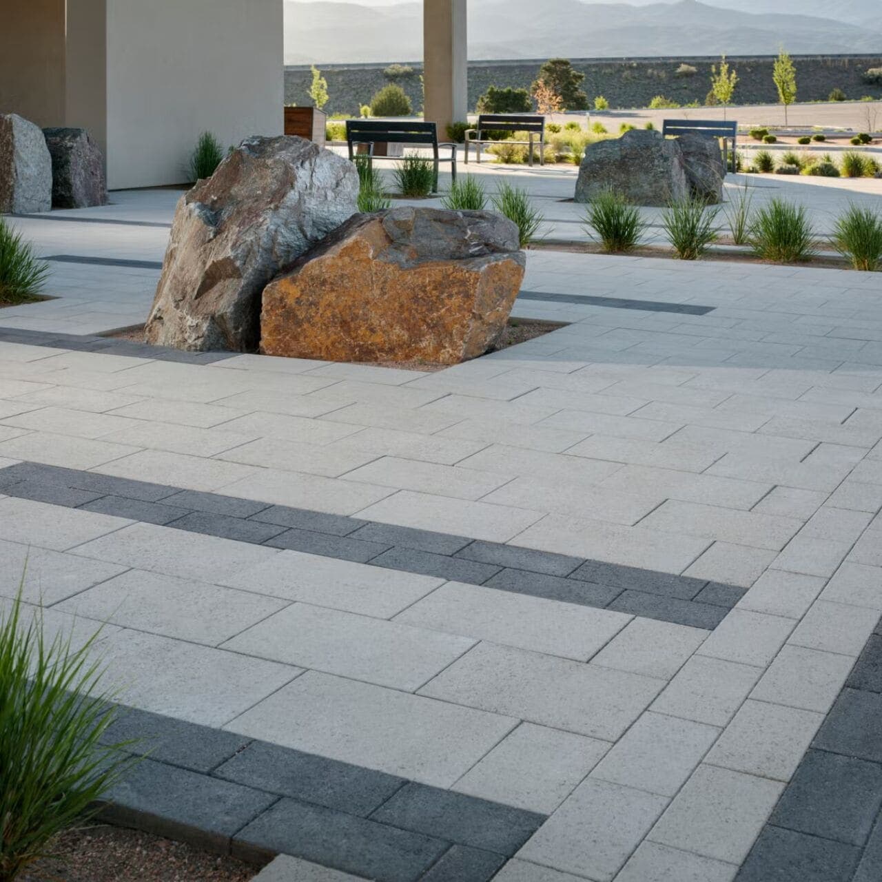 Dimensions Belgard pavers installed — project 10
