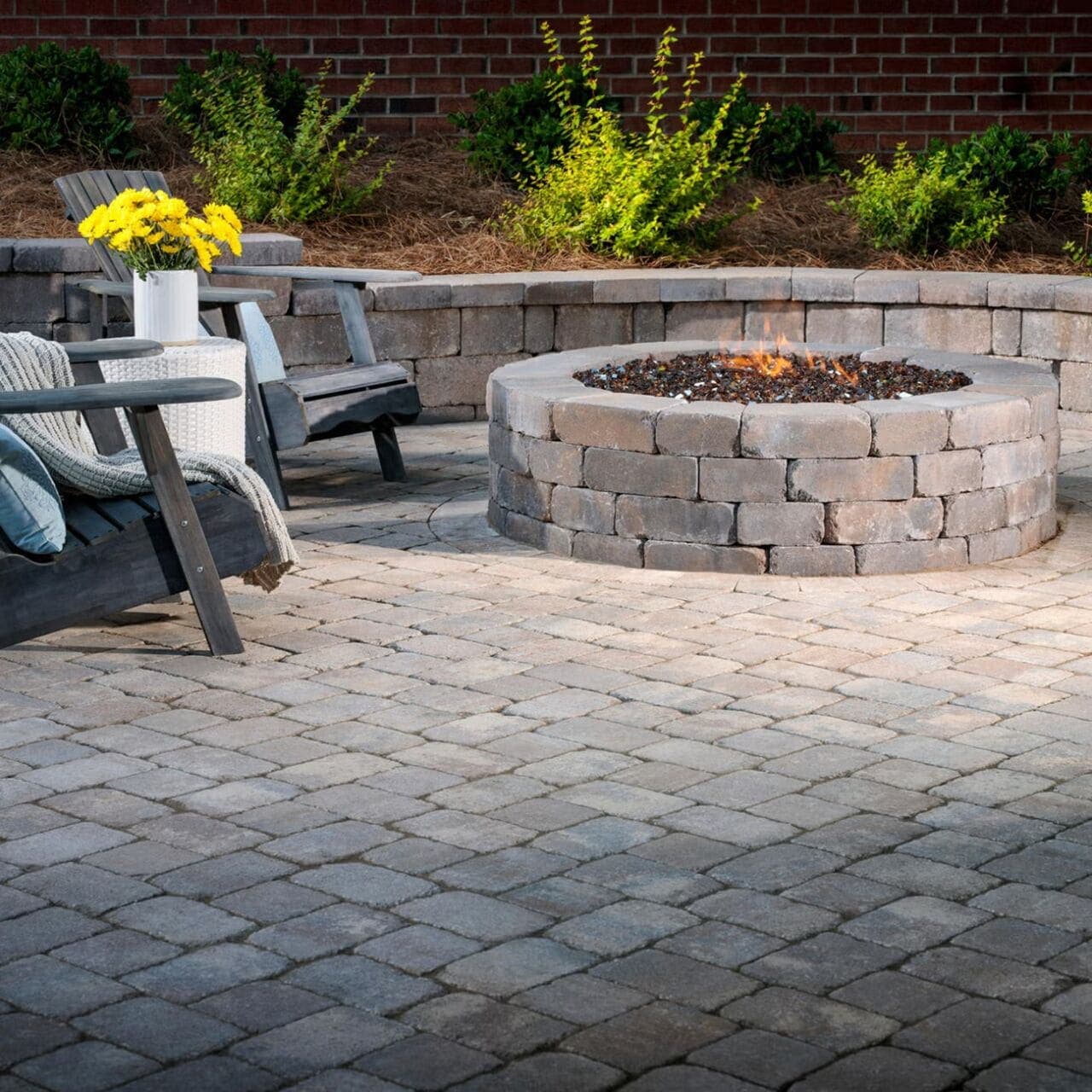 Dublin Cobble Paver Belgard pavers installed — project 6