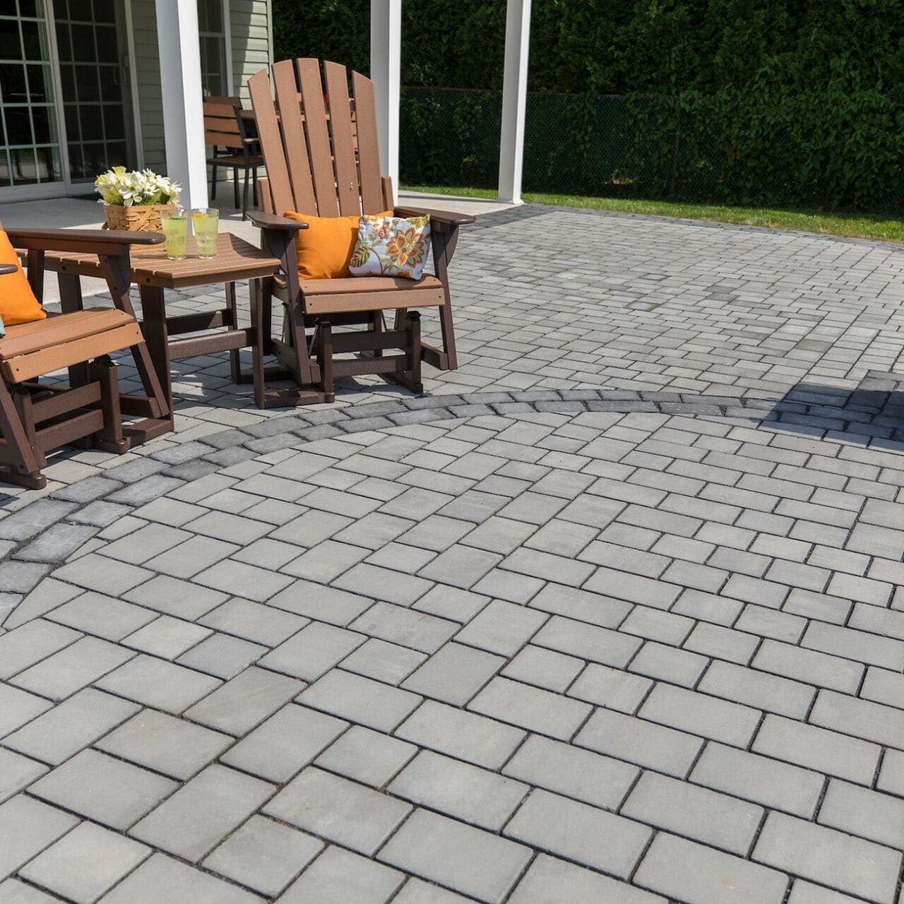 Eco Cobble Belgard pavers installed — project 1