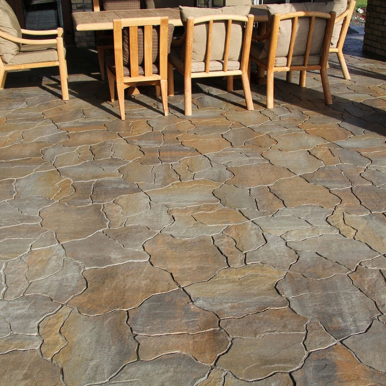 Flagstone Belgard pavers installed — project 1