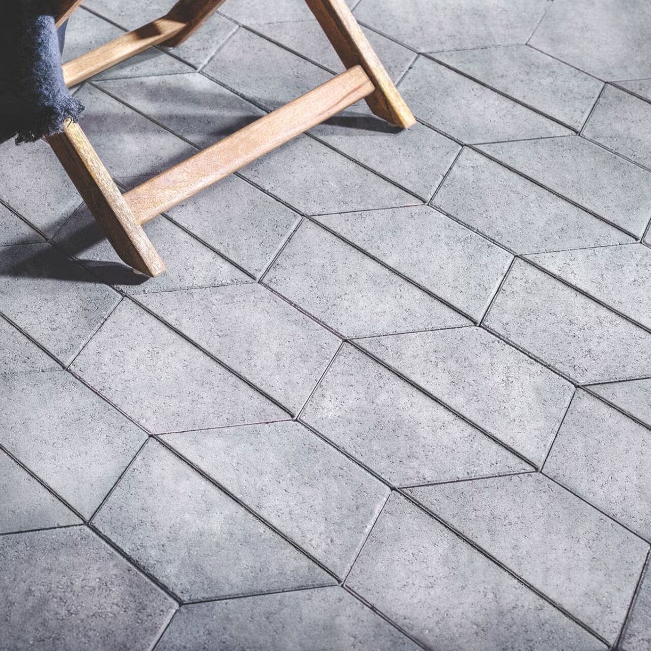 Hexagon Belgard pavers installed — project 6