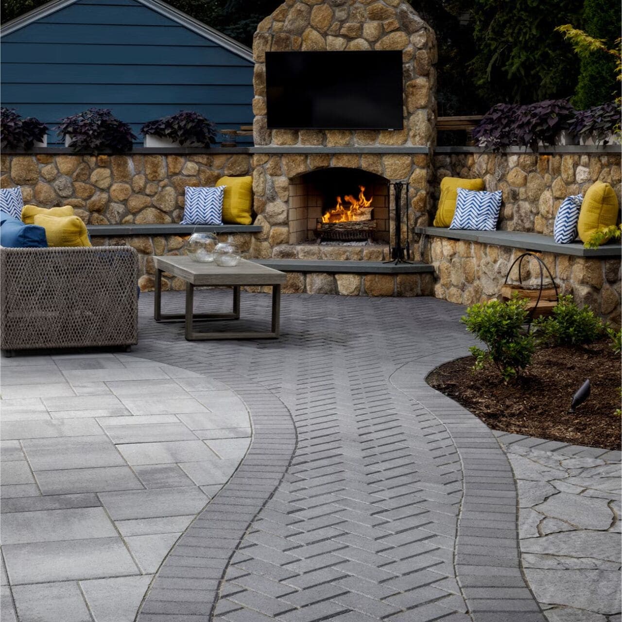 Holland Stone Belgard pavers installed — project 2