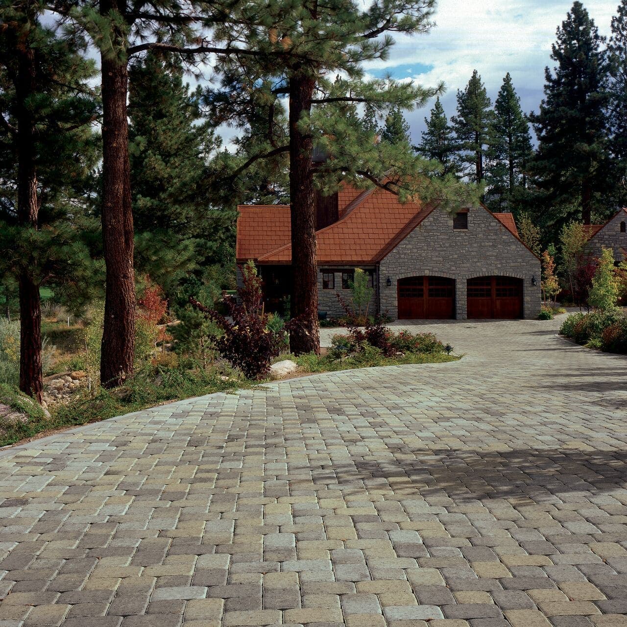 London Cobble Belgard pavers installed — project 3