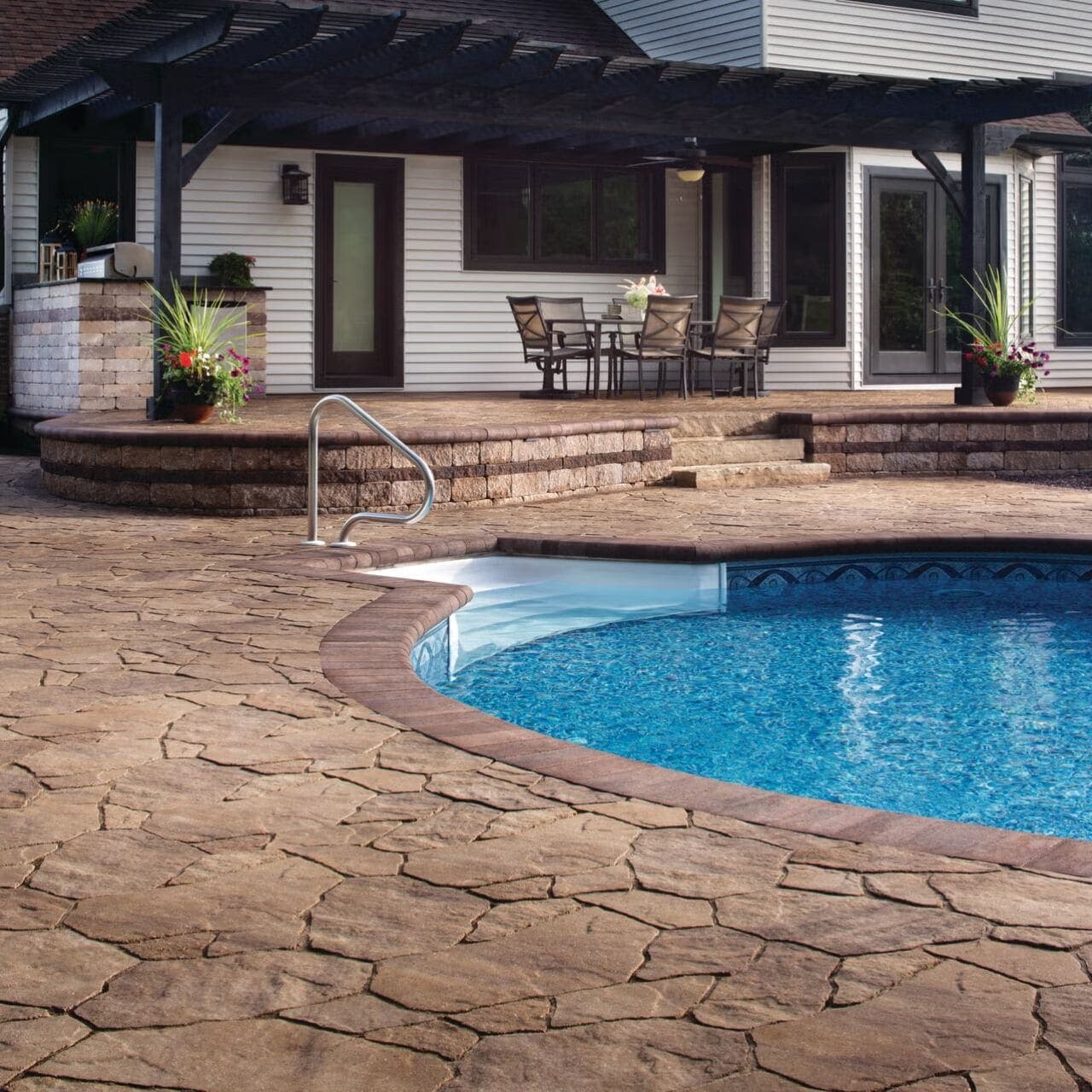Mega-Libre Belgard pavers installed — project 3
