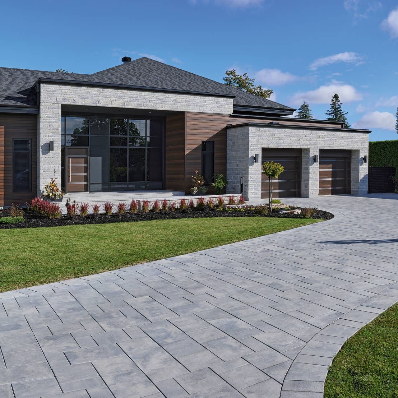 Melville Plank Belgard pavers installed — project 2