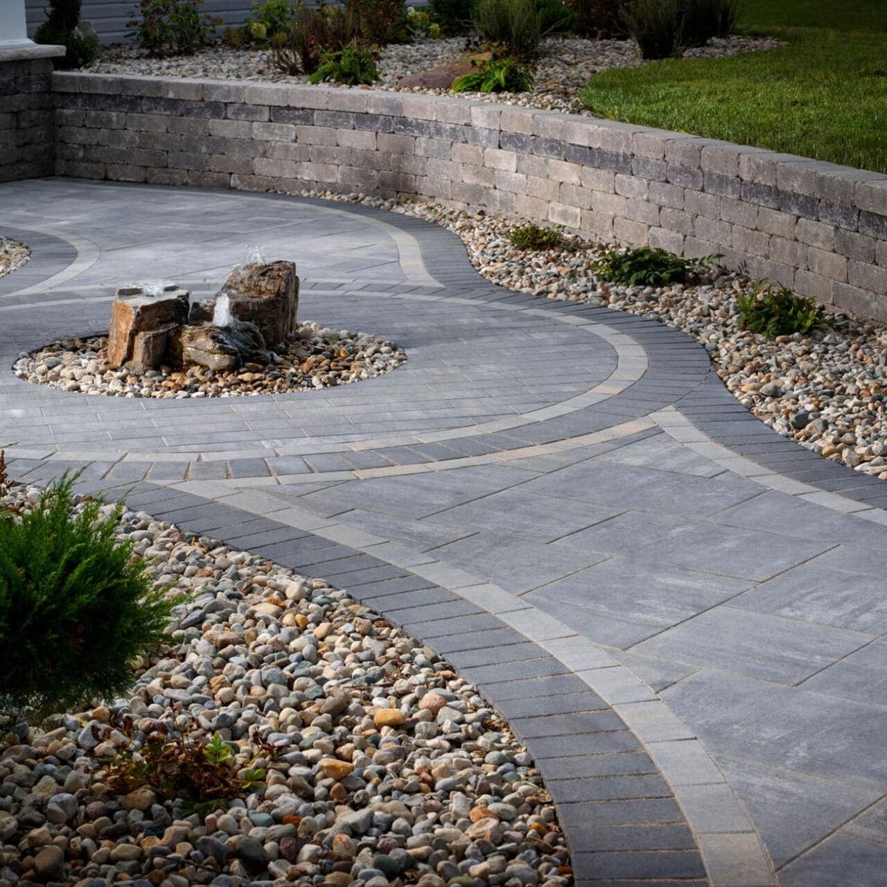 Melville Plank Belgard pavers installed — project 6