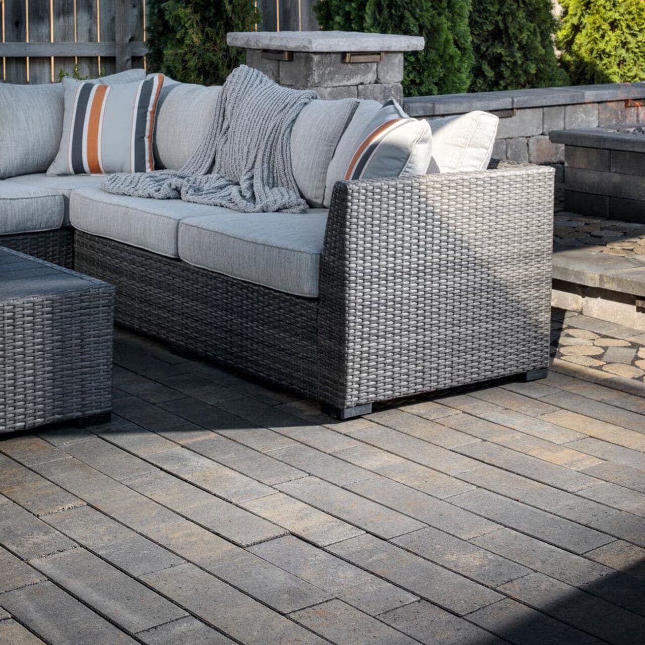 Melville Plank Belgard pavers installed — project 9