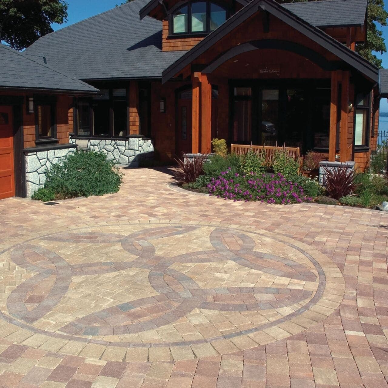 Old Country Stone Belgard pavers installed — project 2