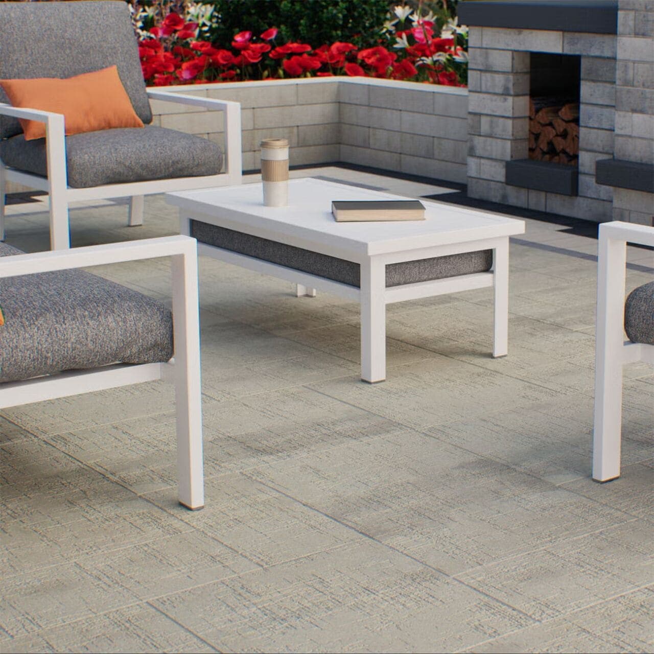 Papyrus Paver Belgard pavers installed — project 3