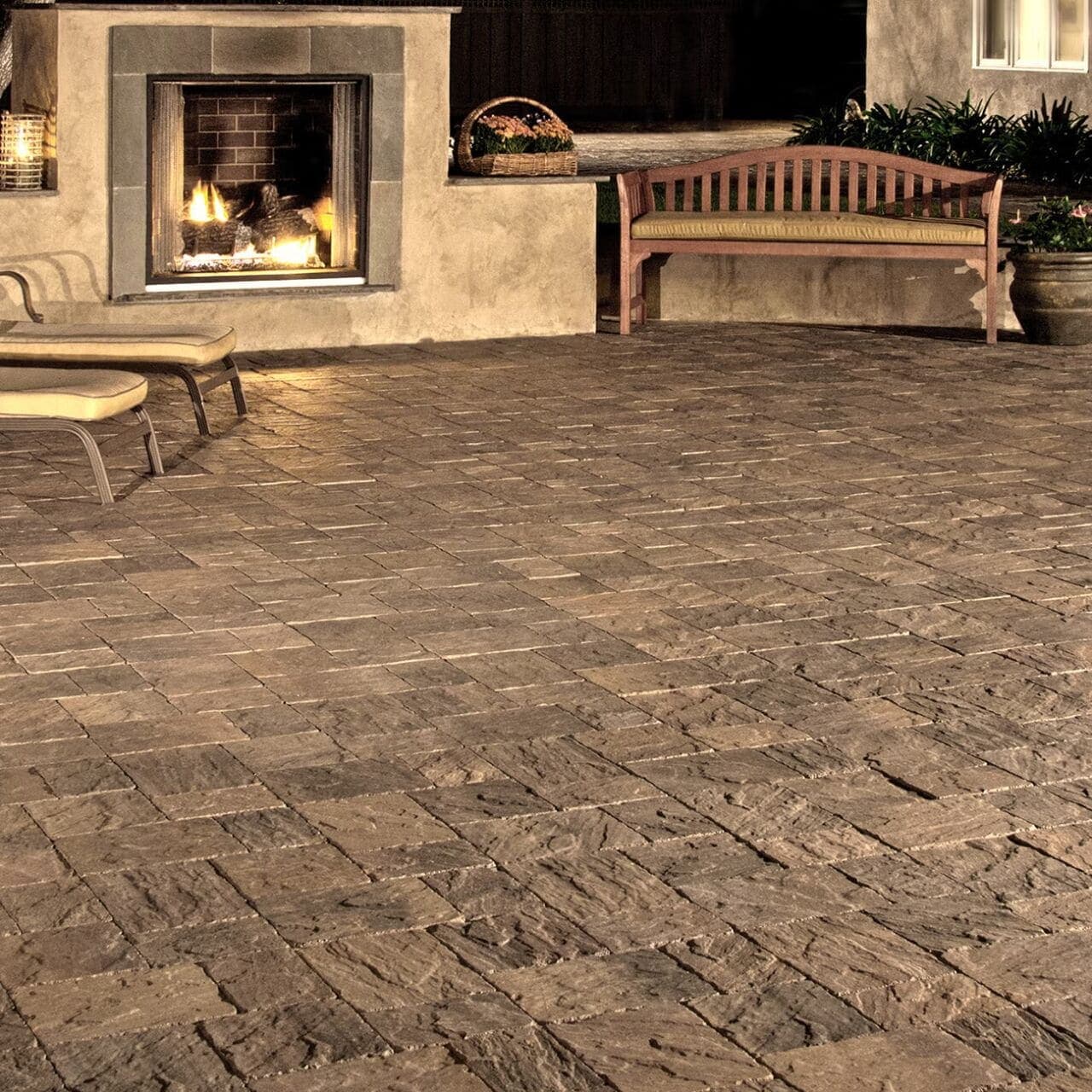 Quarry Stone Belgard pavers installed — project 3