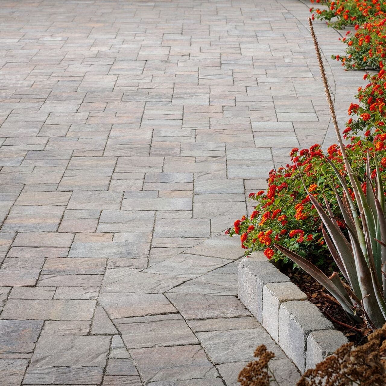 Quarry Stone Belgard pavers installed — project 4