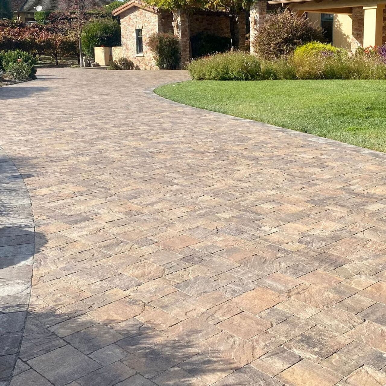 Quarry Stone Belgard pavers installed — project 5