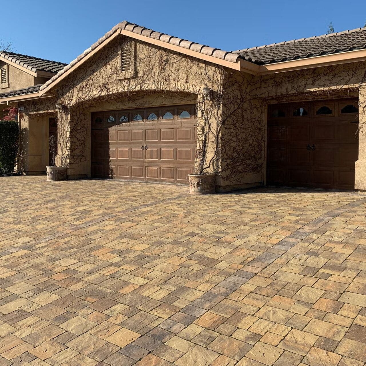 Quarry Stone Belgard pavers installed — project 6