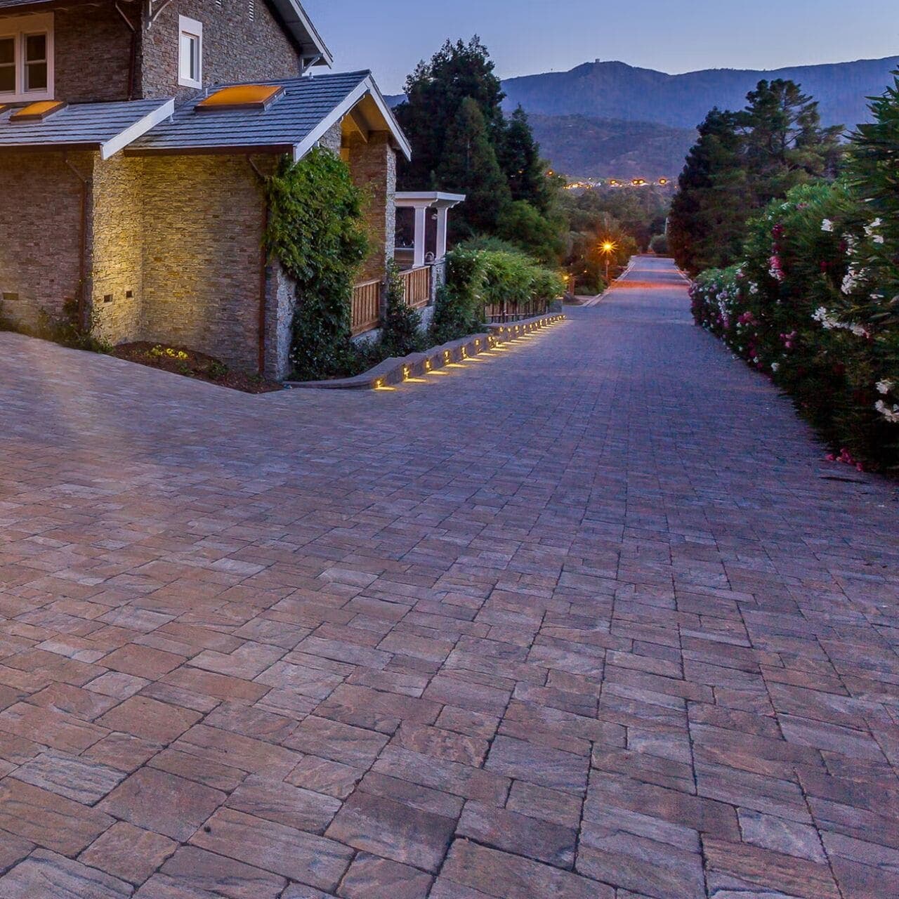 Quarry Stone Belgard pavers installed — project 7
