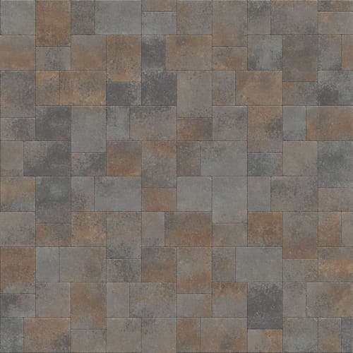 Antiqued Flat Top in Gray Charcoal Tan — Belgard pavers