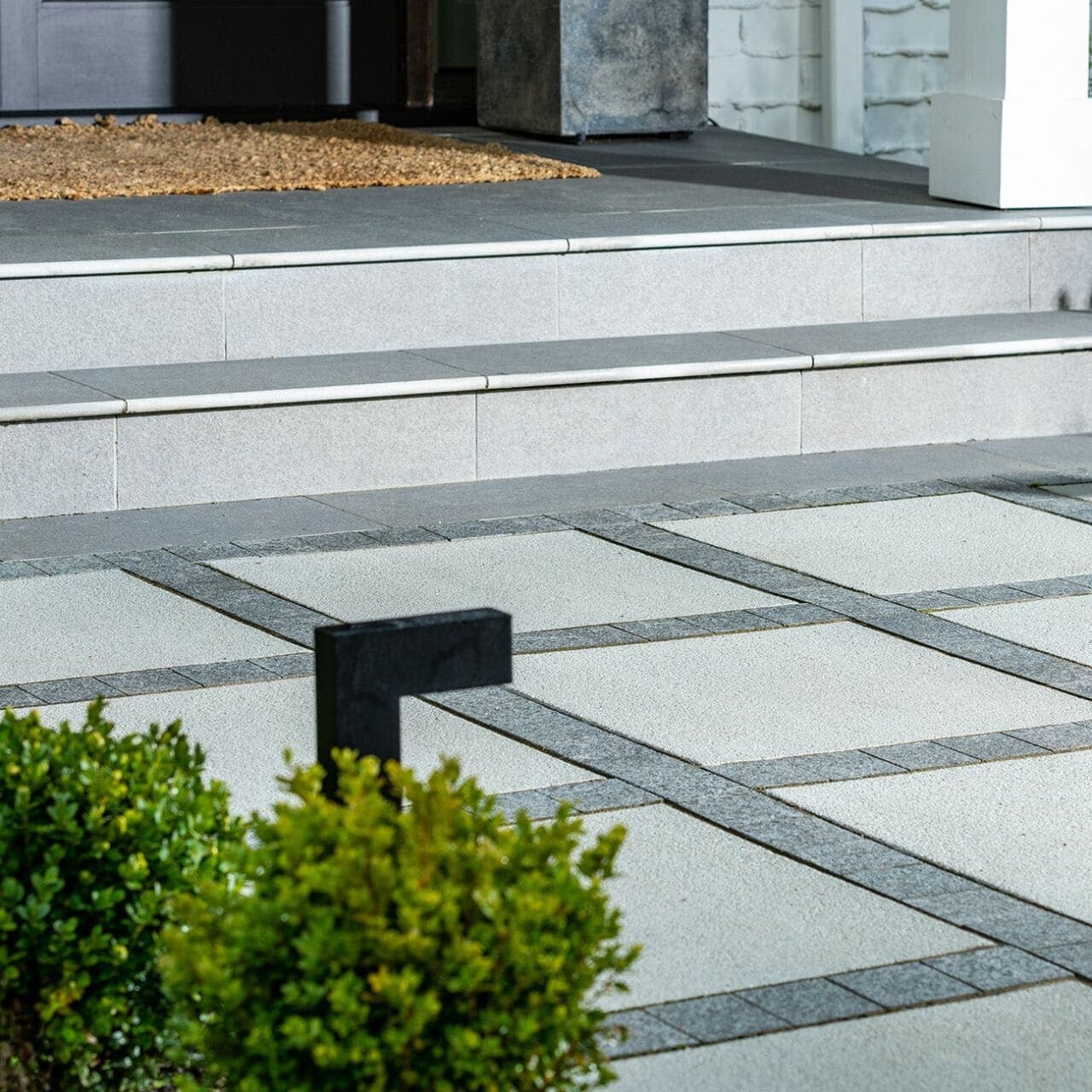 Texada Slab Belgard pavers installed — project 2