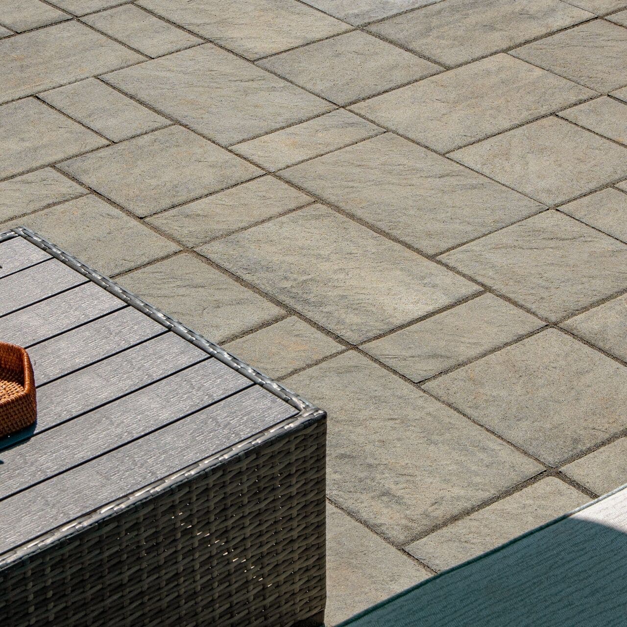 Trilogy Textured Belgard pavers installed — project 3
