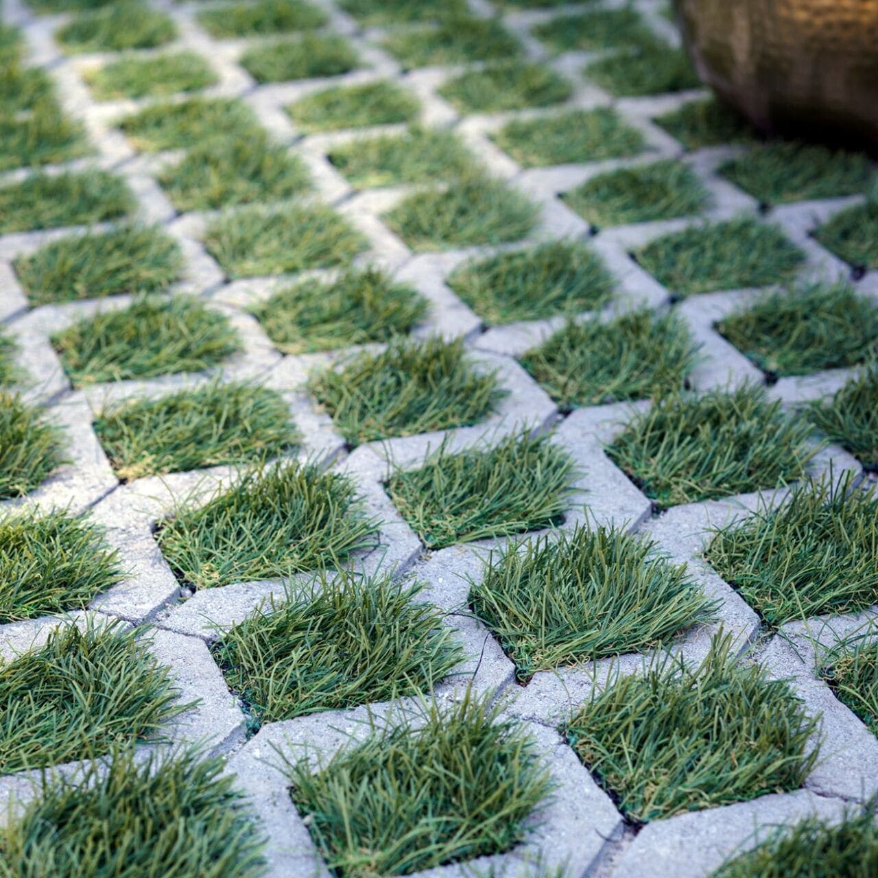 Turfstone Grid Paver Belgard pavers installed — project 4