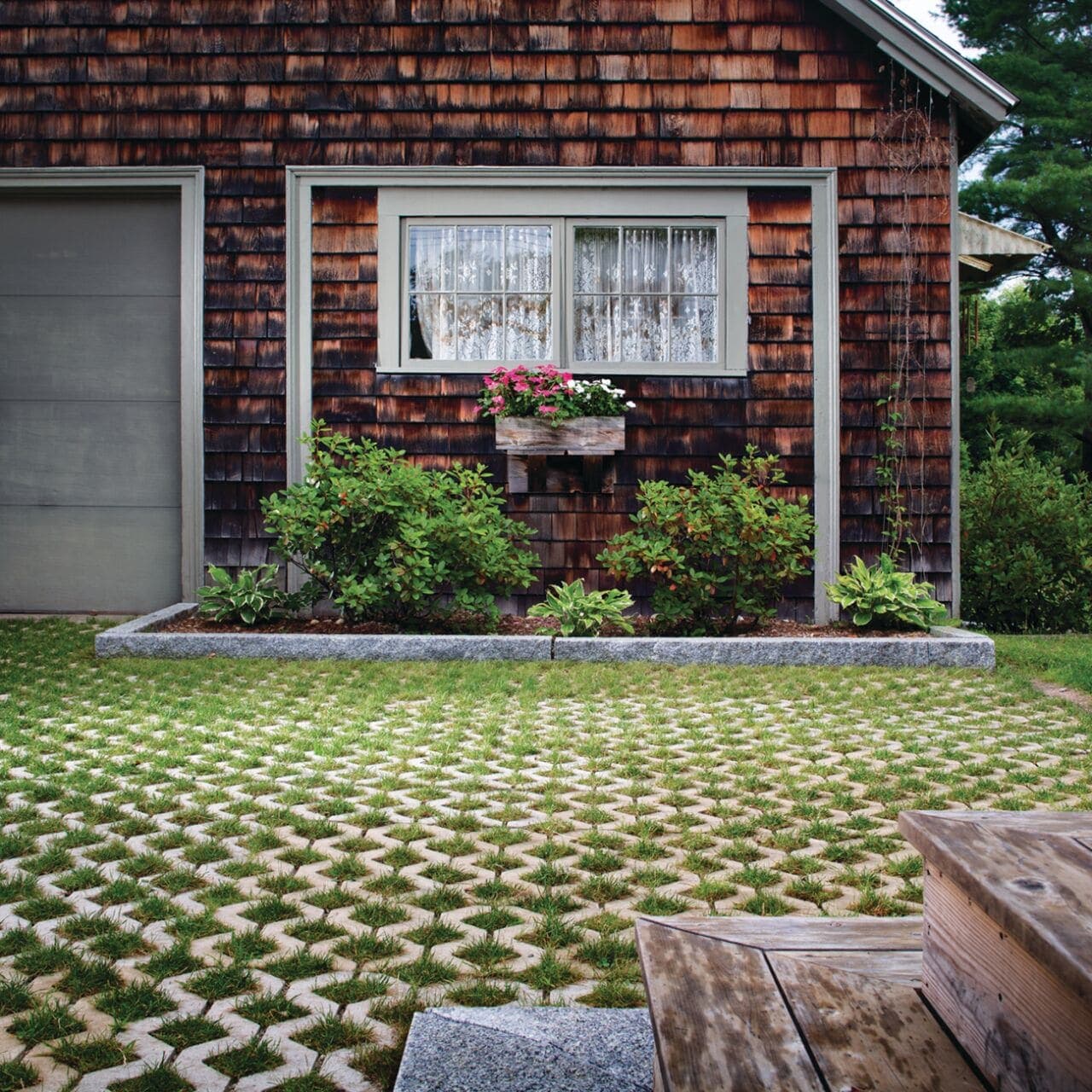 Turfstone Grid Paver Belgard pavers installed — project 6