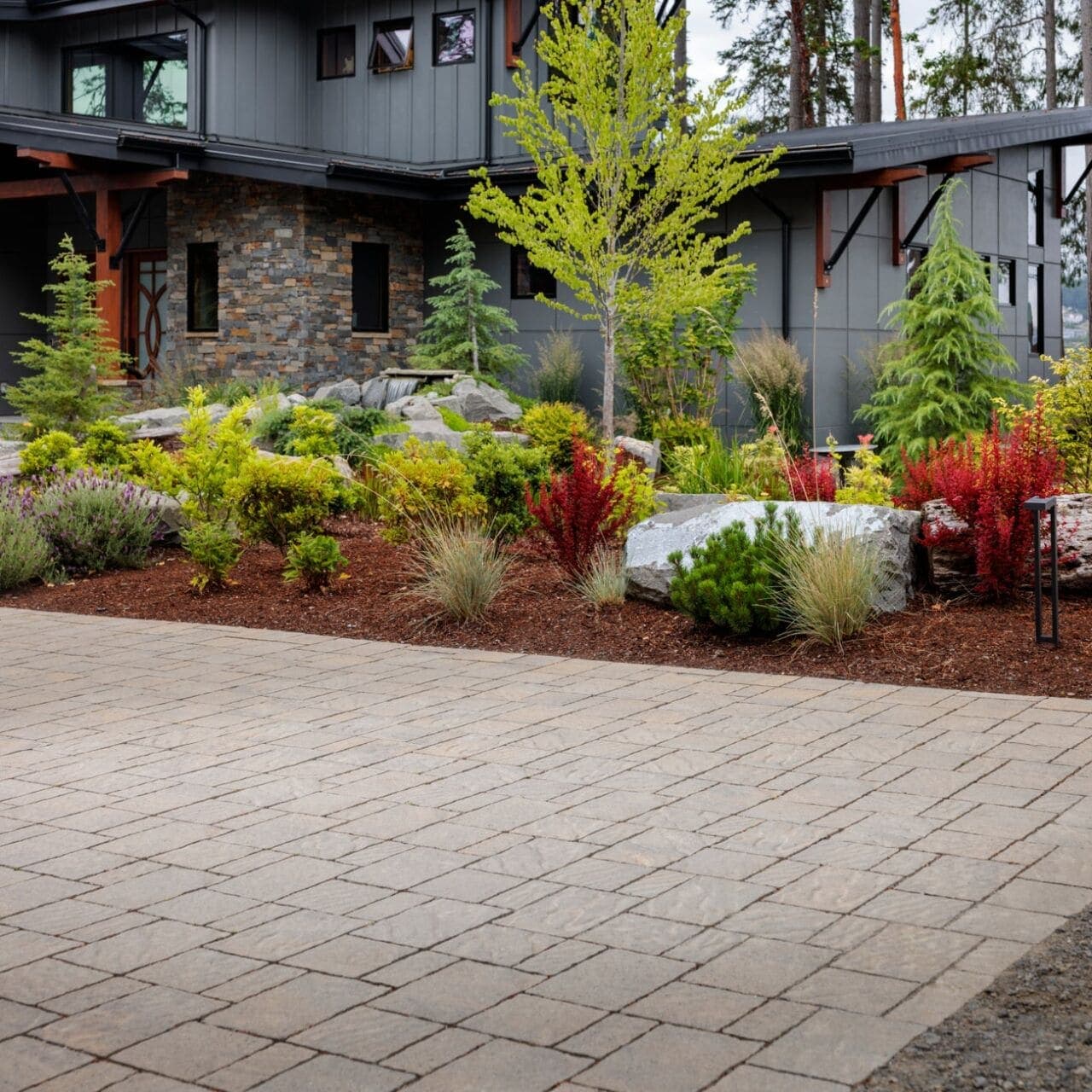 Urbana Stone Belgard pavers installed — project 1