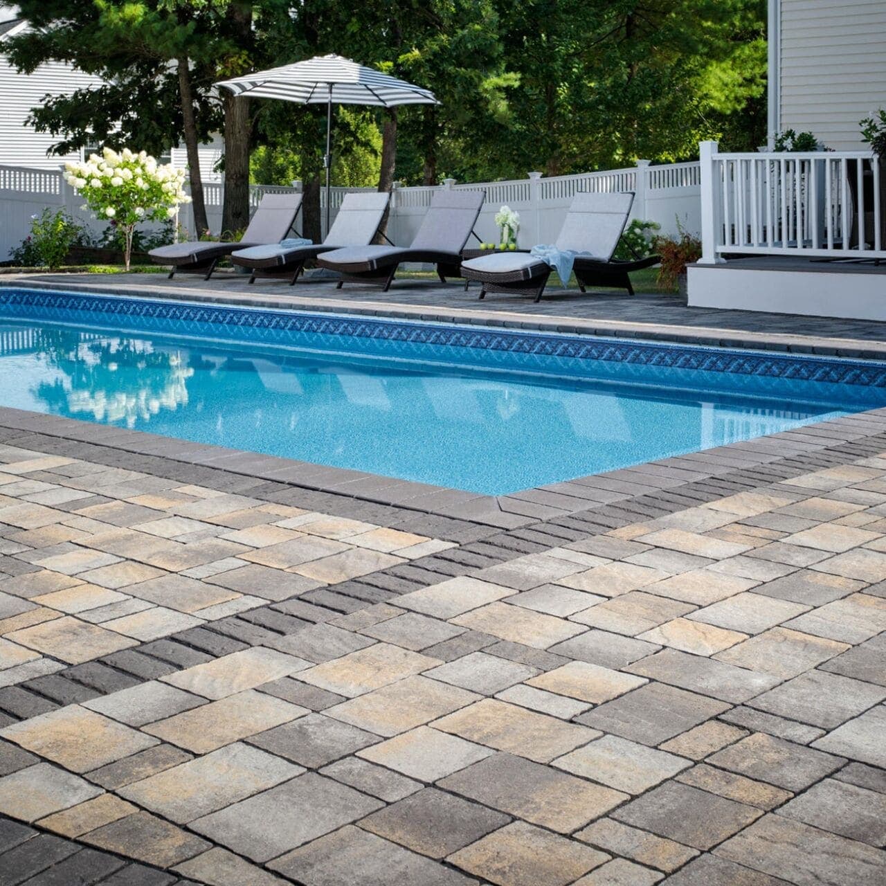 Urbana Stone Belgard pavers installed — project 4