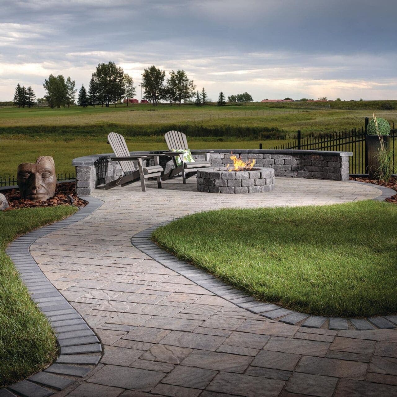 Urbana Stone Belgard pavers installed — project 5