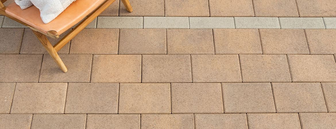 8x12 (Plaza Stone) ORCO pavers installed — project 1