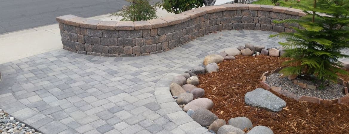 Antique Cobble ORCO pavers installed — project 5