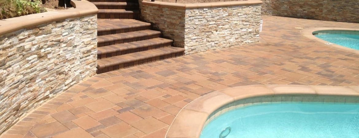 Bullnose ORCO pavers installed — project 4