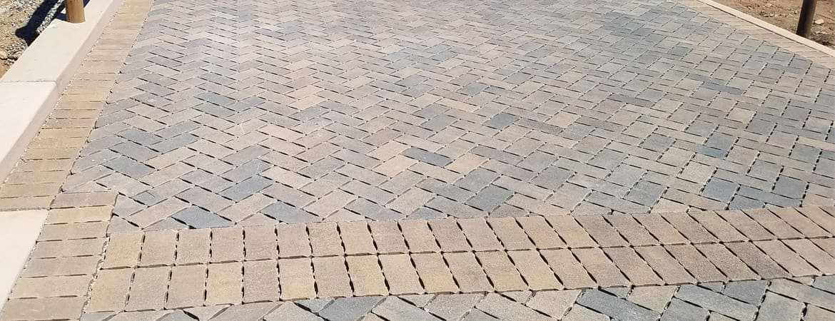 Cascada ORCO pavers installed — project 1