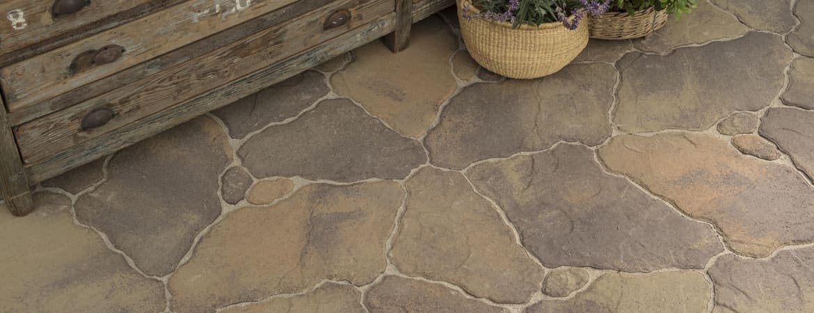 Corsia Flagstone ORCO pavers installed — project 1
