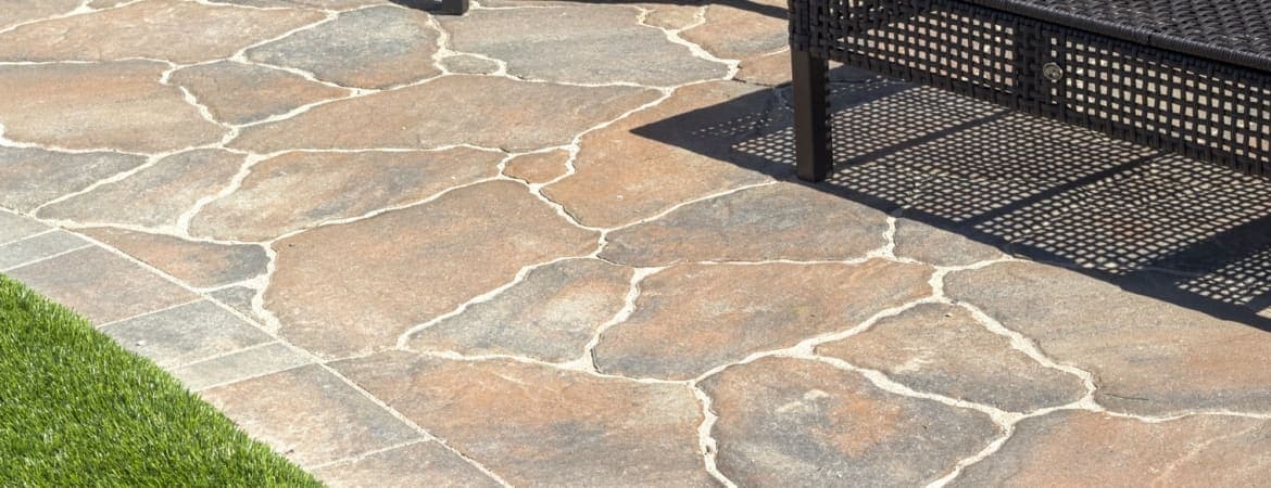 Corsia Flagstone ORCO pavers installed — project 4