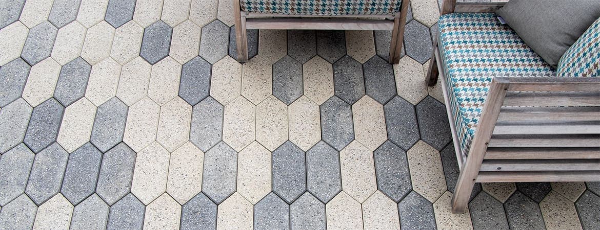 Diamante ORCO pavers installed — project 2