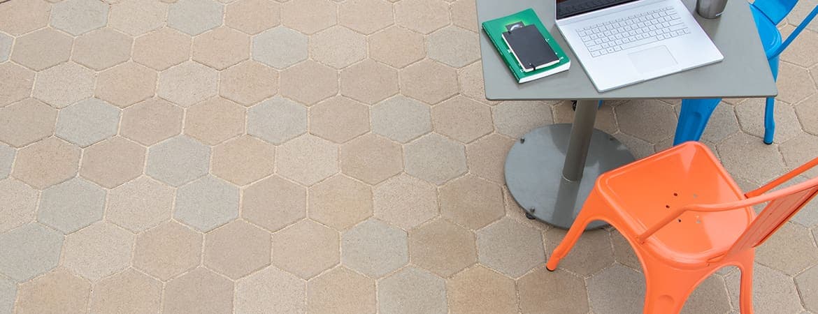 EcoHex ORCO pavers installed — project 2