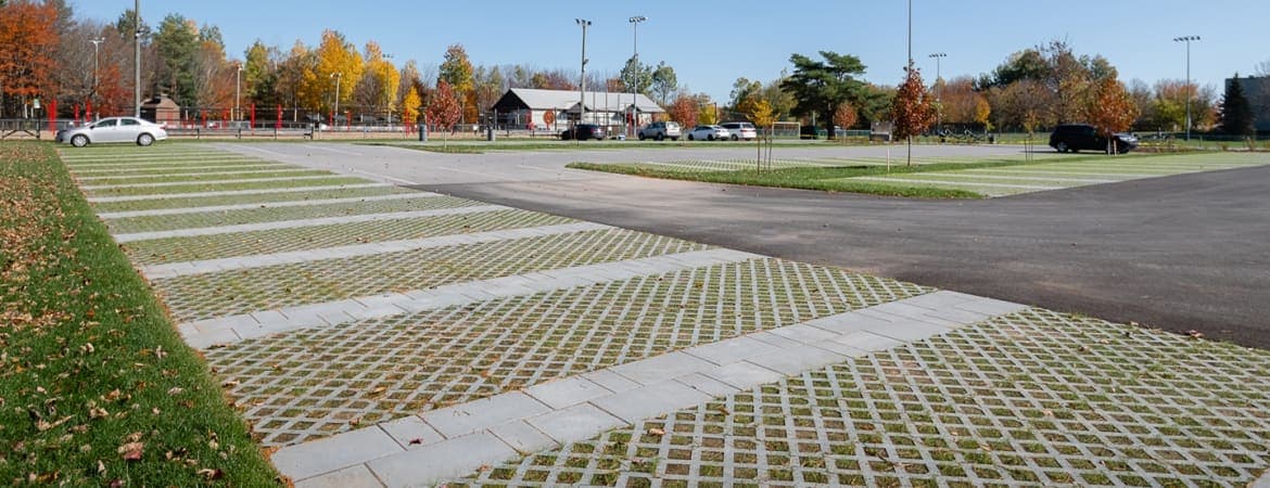 Heavy Duty Ground Grid ORCO pavers installed — project 1