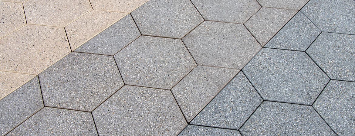 MegaHex ORCO pavers installed — project 2