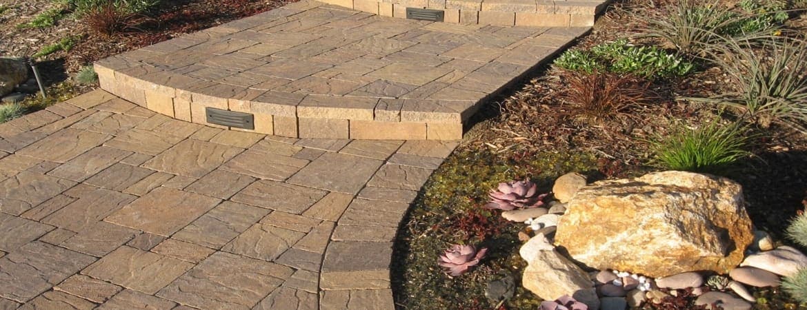 Pietra Cobble ORCO pavers installed — project 2