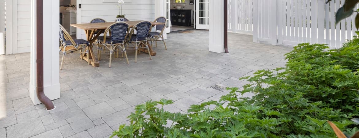 Pietra Cobble ORCO pavers installed — project 3