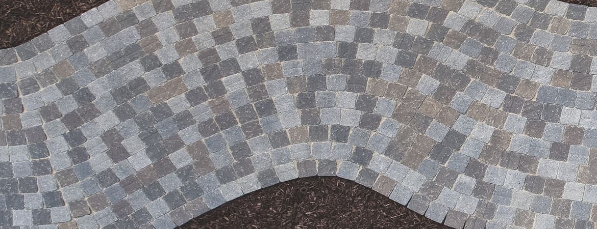 Pietra Cobble ORCO pavers installed — project 6