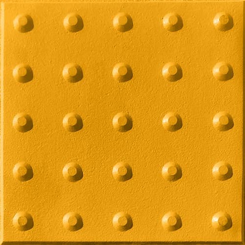 Truncated Domes in Federal Yellow — ORCO pavers