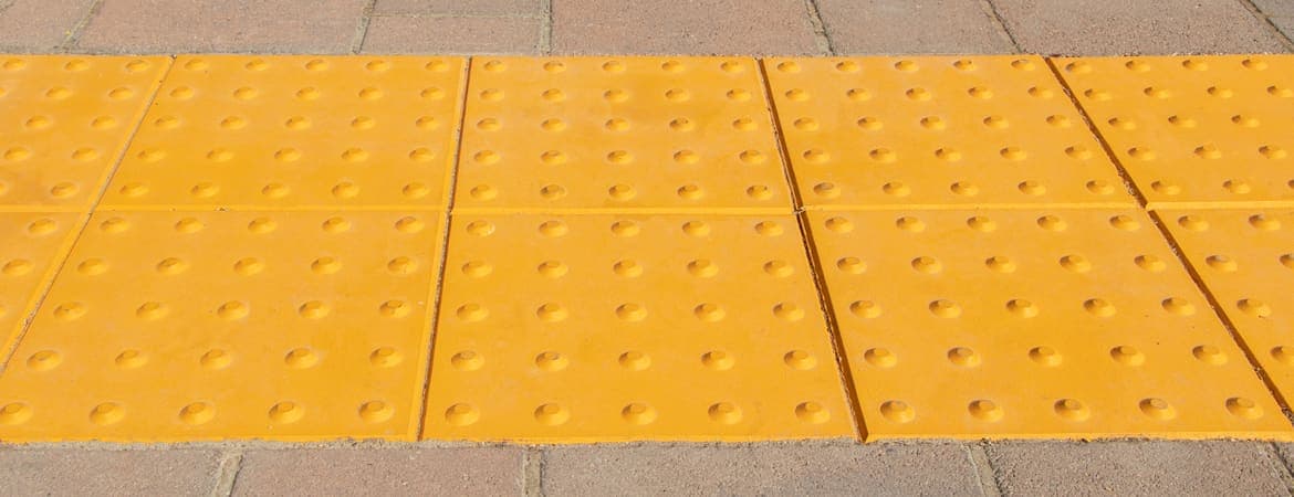 Truncated Domes ORCO pavers installed — project 1