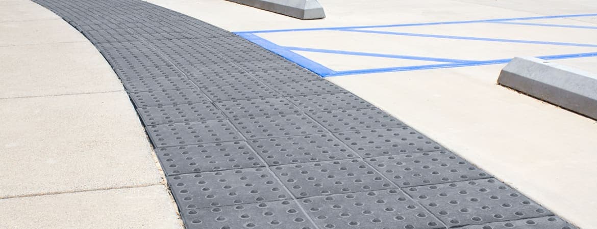 Truncated Domes ORCO pavers installed — project 2
