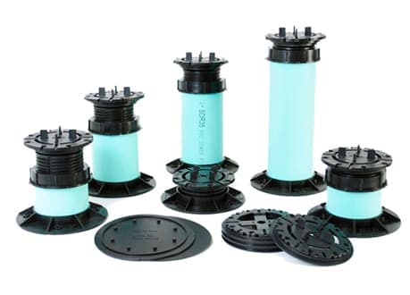 Adjustable Pedestals Hybrid — Tile Tech pavers