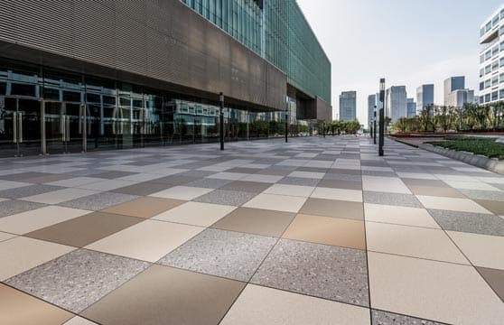 Earth-Tone Series Tile Tech pavers installed — project 6