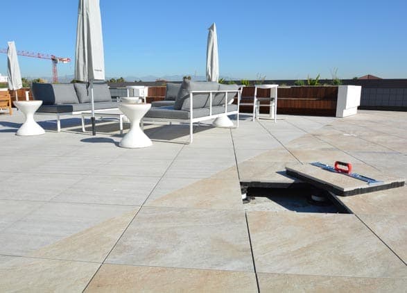 Porcelain Pavers (Series) Tile Tech pavers installed — project 3