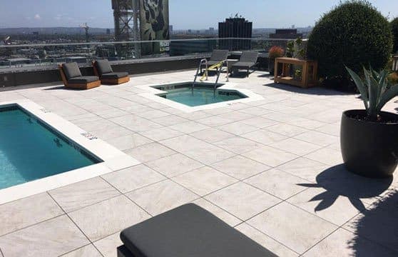 Quartzite Slate Series Tile Tech pavers installed — project 9